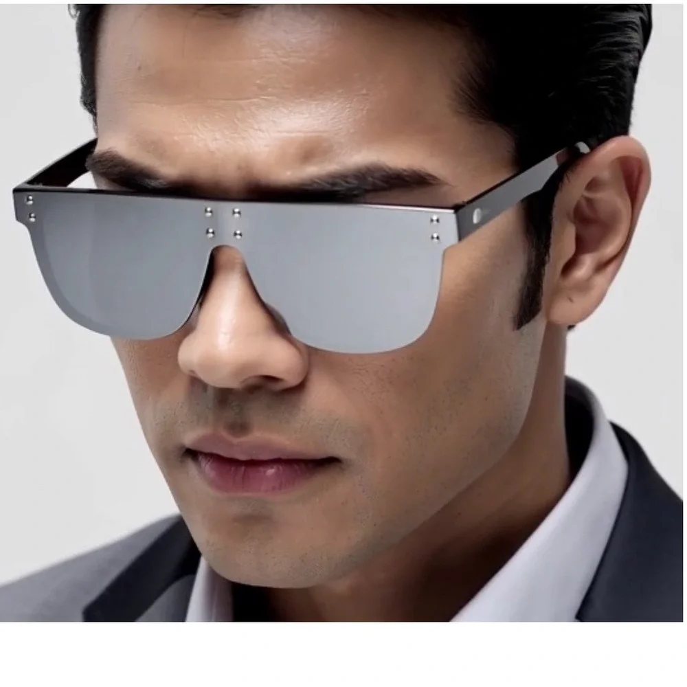 Men Sunglasses Fashion Shades UV400 Luxury Driving Beach Reflective Beach Party‎